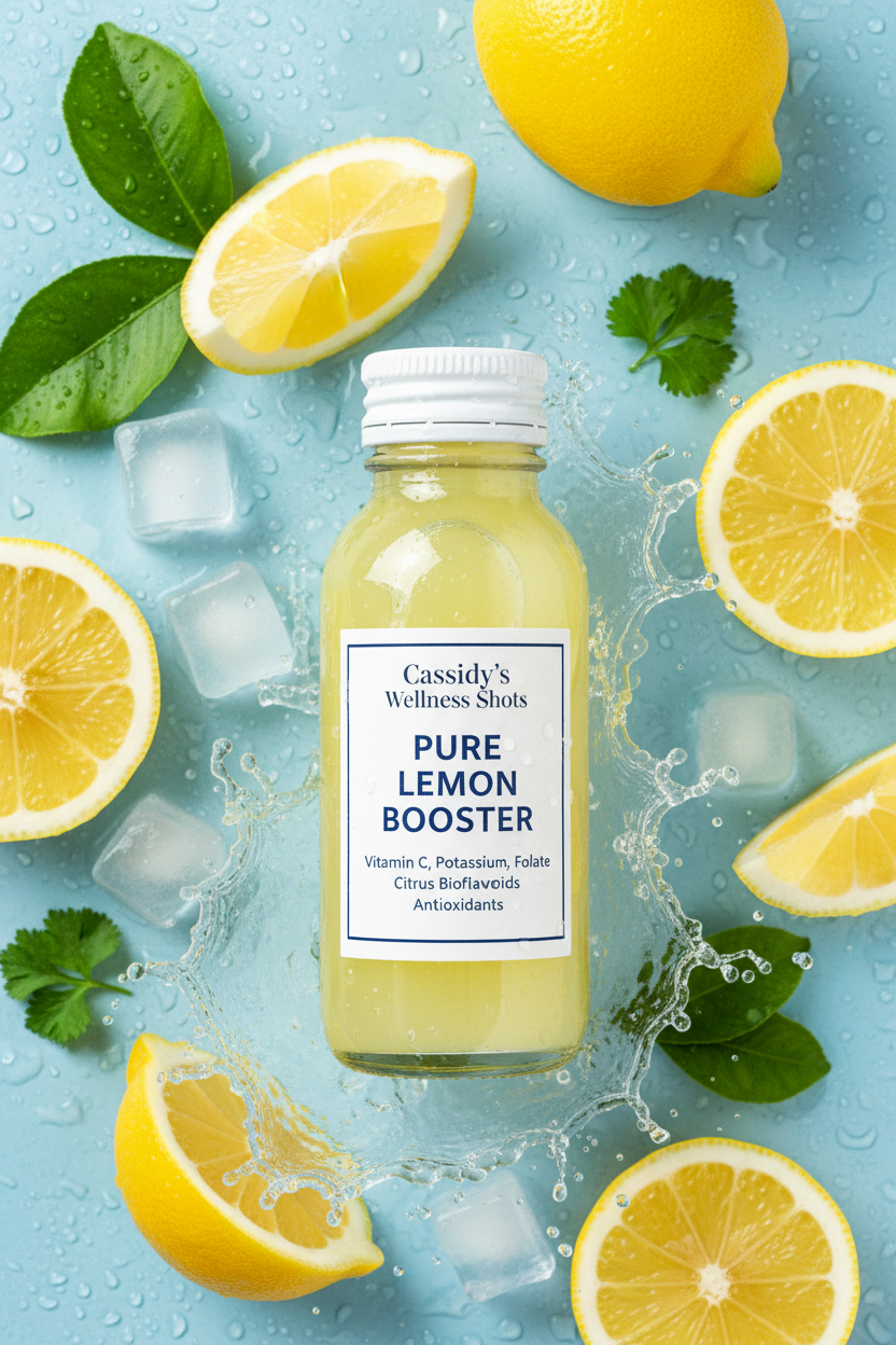 2oz Lemon. Mini Boosters Collection