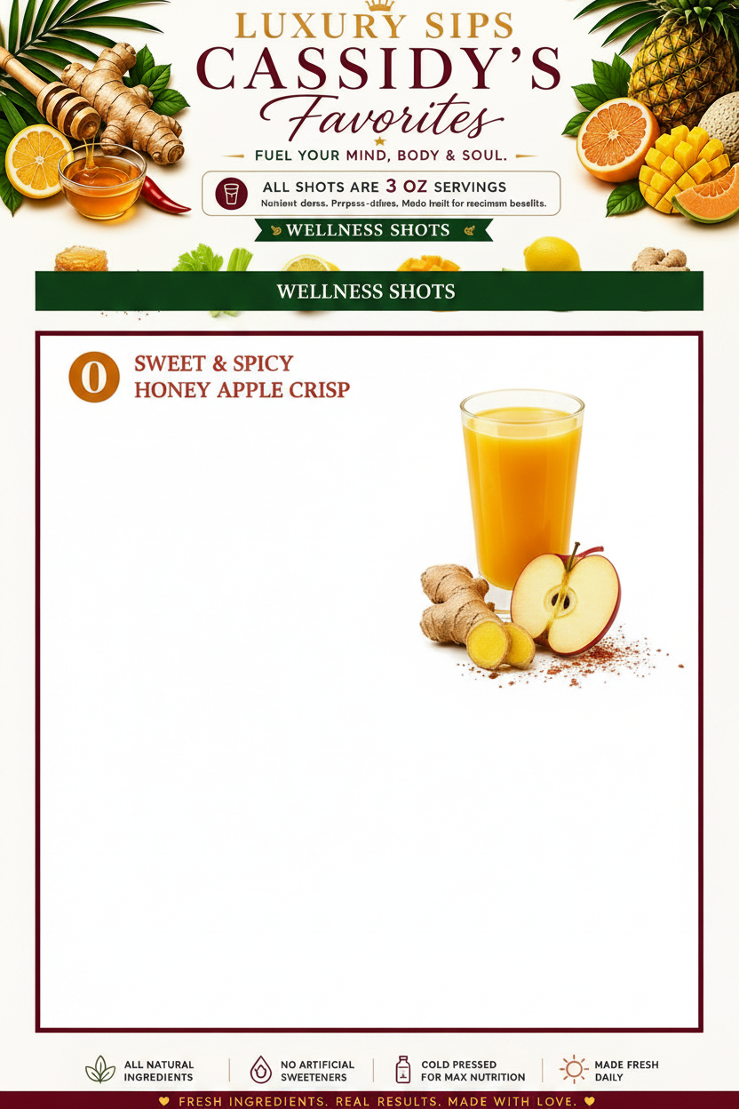 #0 Sweet & Spicy Honey Apple Crisp. Cassidy's Favorites